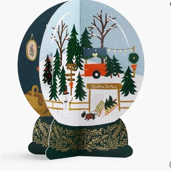 Rifle Paper Co. SNOW GLOBE ADVENT CALENDAR - Picture 6 of 6